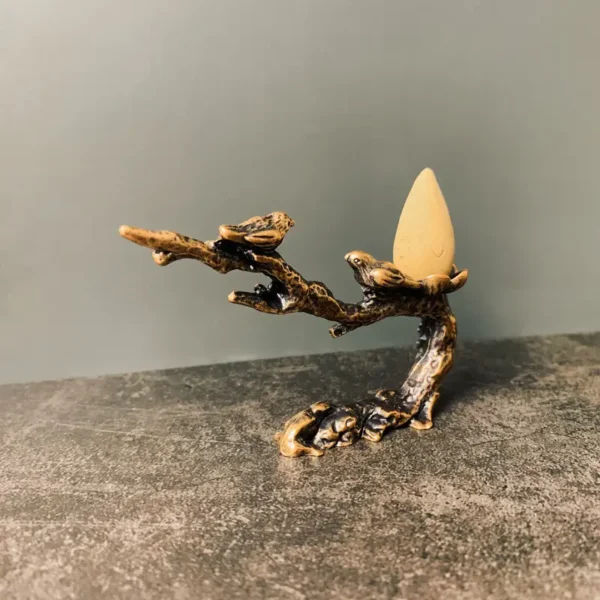 Suporte Para Incenso De Metal, Suporte Para Incenso De Refluxo